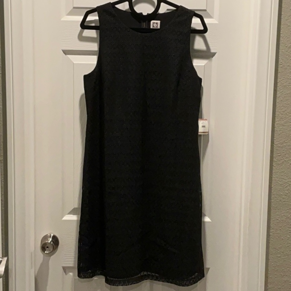 Anne Klein Black Sleeveless Dress